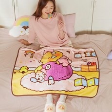 카카오프렌즈 꿀잠 베이직 담요 베이비춘식이, NONE
