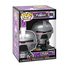 Funko POP Games: 퓨전 - 실론 희귀 체이스 변형 1/6 확률 배틀스타 갤럭티카 클래식 수집 가능한 비닐 피규어 선물 아이디어 공식 상품 어린이 및 성인용 3196, Cylon