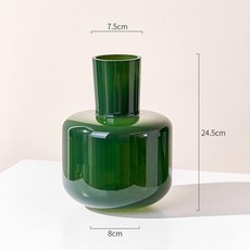 유리 꽃병 집들이 화병, 그린