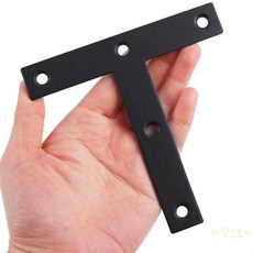 대목 스텐 평철 흑색 T자 21mm 목공
