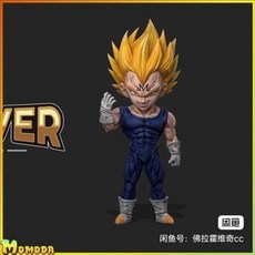臺灣出貨 七龍珠KD魔化貝超級賽亞人吉塔手辦 龍珠超GK模型 擺件 雕像 禮物, 1個, 七龍珠KD魔化貝超級賽亞人吉塔手辦龍珠超
