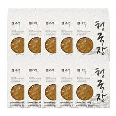 전통발효 국산콩 구수하고 맛있는 맥 청국장, 10개, 160g