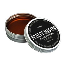 Lovier SCULPT MASTER 造型髮蠟, 1個, 馬魯拉油100g【黑】