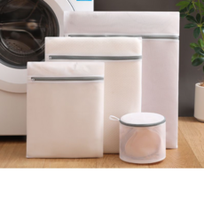 升級加厚衣物洗衣袋 細網加厚洗衣袋 防打結洗衣袋 衣物細網加厚 分裝網 洗衣網 內衣袋 護洗袋 洗衣袋 大洗衣袋, 1套, 30*40+50*60+40*50+15*17cm, 小號【4件套】組合裝洗護袋