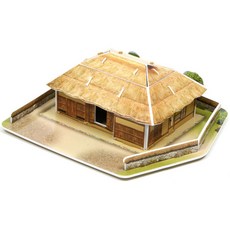 한국사 입체퍼즐 - 문화재 까치구멍집, 1피스, 단품, 1개