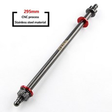 오토바이 스윙암 프론트 액슬 키트 골드 티타늄 육각 씰 전기 자전거 모페드 커스텀, 5. black 295mm, 1개