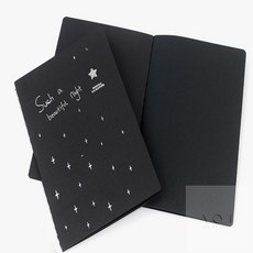 에이오티(AOT)샵 무지 블랙 노트 드로잉북