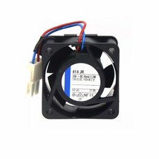 선풍기 414JR 414 JR DC 24V 0.095A 2.3W 10300RPM 4025 40x40x25mm 2핀, 냉각팬 414JR 414 JR DC 24V 0 095A