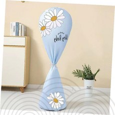 대형 선풍기커버 보관 덮개 스탠드 데이지 방수 먼지 방진 가리개, 1개, 스카이