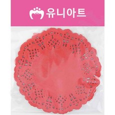 칼라종이레이스 중 빨강 1P 포장재료 장식페이퍼