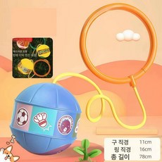 진스토어 점프볼 점핑 균형감각 캥거루점프볼, 1개, 공식 정품 1개 세트 조명형 스카이블루