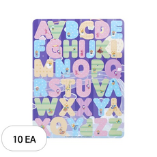 비앤씨 모여라 뽀로로 영어 판자석, 10개, 35조각