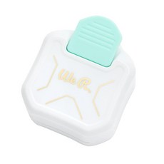 We R Memory Keepers 3방향 대각선 코너 펀치 화이트 공예 스크랩북 페이지 사진 코너 홈 데코 프로젝트 저널링 초대장 카드 제작 등을 위한 종이 펀