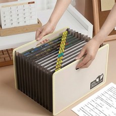 대용량 서류정리 파일 13칸 폴딩 수납 A4 문서정리 파일