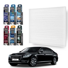 방향제세트 필터 현대모비스 EQ900 에어컨, 12번 필터 EQ900 15-18년, 무향탈취제