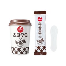 서울우유 초코우유맛 원컵 추억의 자판기초코우유 식사대용 간식 소풍 등산 여행 당보충 핫초코, 6개, 25ml