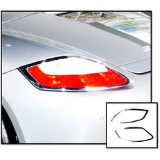 圓夢工廠 Porsche Cayman S 987 (2005-2008) 改裝鍍鉻銀車燈框飾貼 後燈框 尾燈框, 1個