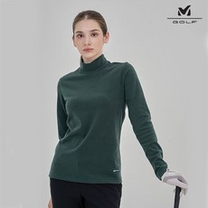 국내매장정품 밀레 여성 티셔츠 밀레골프 소프트 양면 기모 모크넥 3컬러 택1 엄마티셔츠 기본티 50대 야외 여성선물