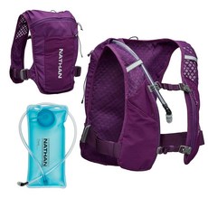 Nathan - 퀵 스타트 3.0 4L 임페리얼 퍼플/리플렉티브 실버 OSFM, Imperial Purple/Reflective Sil