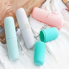 굿바이추천몰 여행용 휴대용 칫솔케이스 휴대용치약칫솔, 민트, 1개