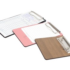 컬러 우드 클립보드 걸이형고리없음, 색상/사이즈, 110-분홍, 110-분홍