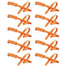 타이어 스노우 체인 타이어용 지퍼 타이 세단 트럭용 미끄럼 방지 겨울철 야외 운전용, 1개