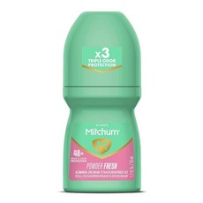 Mitchum 여성용 48H 파우더 프레시 데오드란트 롤온 50ml 222011