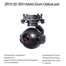 시이 ZR10 2K 4MP QHD 30배 하이브리드 10배 광학 줌 짐벌 카메라 1/2.7인치 CMOS HDR 스타라이트 야간 투, 02 ZR10 Optical Pod