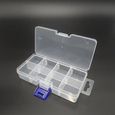 8칸 플라스틱 투명 소품케이스 비즈보관함 악세사리 보관통
