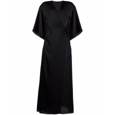 카린길슨 타이 웨이스트 실크 가운