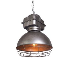 인더스트리얼 조명 사무실등기구 카페 실내방등 직부 형광등 실내 침실 팬던트등 갓등 식탁등, 지름 41cm 높이 55cm 레드코퍼