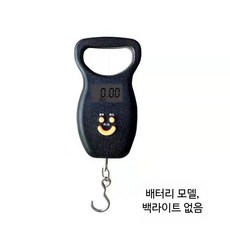 휴대용 디지털 전자저울 초정밀 미니 손저울 여행용 수하물 계량용 LCD포켓 소형 저울, 단일 모델, 손잡이 저울 블랙 10kg 비백라이트 배터리, 10kg