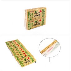 하라 미세 대나무이쑤시개 1봉 식당이쑤시개 요지 식당요지, 1개, 양면, 대나무