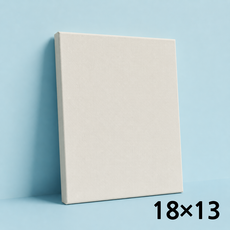 아트스타 면천 직사각 미니 캔버스 18cm x 13cm (두깨 13mm) 액자 탁상용 그림 선물 미술수업 드로잉카페 유화 체험학습프로그램, 5개, 2호