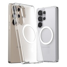 Qi2 25W 인증 아라리 갤럭시 맥세이프 케이스 범퍼 듀플M 클리어 매트 갤럭시S25 울트라