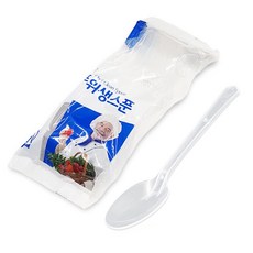쉐프 위생스푼 10P 일회용 위생수저 일회용수저 일회용숟가락, 1개, 10개입