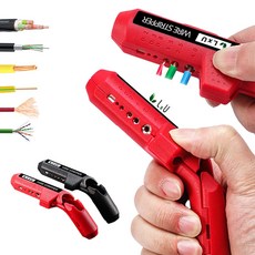 LxU 독일기술 최신형 멀티 다용도 전선스트리퍼 케이블탈피기 와이어피복기, 1개, 레드