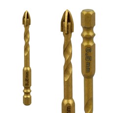 타일비트 타일기리 티타늄 고강도드릴비트 6.5mm, 1개