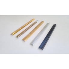 엣지 ㄱ자 몰딩 18T 2.4M (코너몰딩 가구몰딩 인테리어몰딩 셀프인테리어 싱크대리폼), 은광