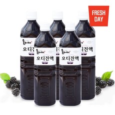 울어매 고창 명품 오디즙 진액, 1L, 5개