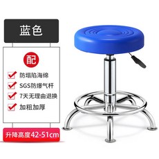 기타 연주용 확장형 스툴 회전형 의자 견고한 디자인 연주회 무대 공연 버스킹용 악기의자 접이식 높이조절 가능한 소형 스툴, 1개, 블루 발톱 스타일