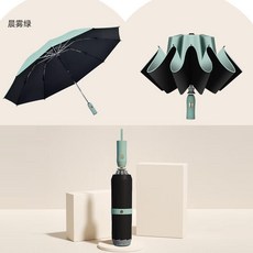 反向全自動雨傘加大加厚加固女晴雨兩用遮陽傘男豪雨學生專用 瞬間捲收傘