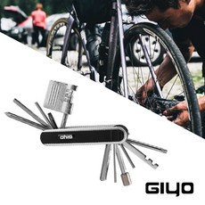 GIYO 지요 PT01 자전거 휴대용 공구 멀티툴 렌치 세트 13종, 1개