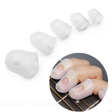 엘빈 실리콘골무 손가락보호 사무용골무, L