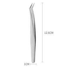 1PC 레인보우 속눈썹 핀셋 정전기 방지 속눈썹 연장 핀셋 팬 래쉬 눈썹 핀셋 곡선 스트레이트 우수한 클로, 02 A0406-02