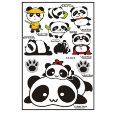 차량용 스티커 오토바이 스티커 꾸미기 방수 차량용 흠집 스티커 차량용데칼 차량용 튜닝 귀여운 동물 스티커, 1개, 판다 C03