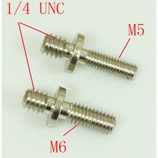 카메라 삼각대 카메라용 수 1/4 나사 팩 M5 2 어댑터 개 및 M6 인치, 1개