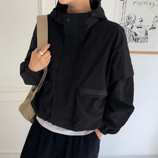 슈팅스타 [브리치] / 여성 고프코어 지퍼 하이넥바람막이 3컬러/4사이즈