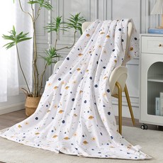 FOCA 100%精梳純棉鋪棉涼被/四季被 (獨家加大尺寸), 星軌, 星軌