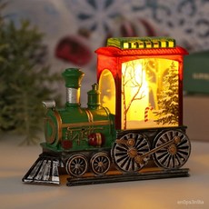 聖誕2025新款複古小火車LED小夜燈 家居裝飾 臺灣出貨, 1個, 2,1
